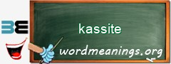 WordMeaning blackboard for kassite